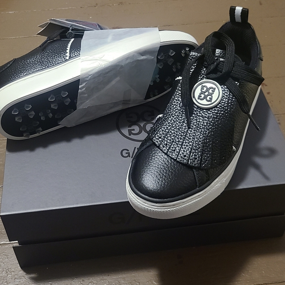 Woman's durf pebble leather Kiltie golf shoe g/fore